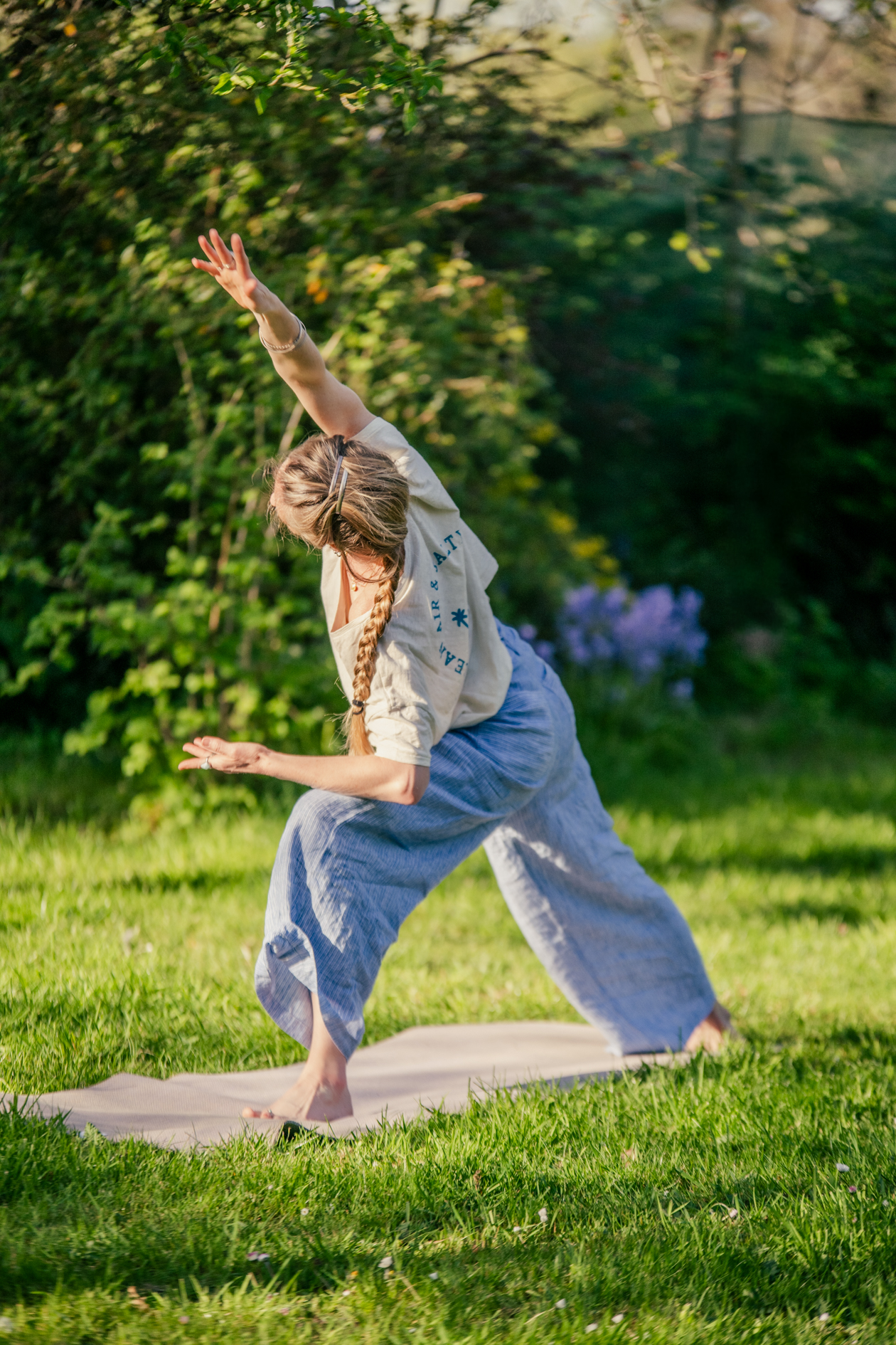 sophie doet yoga